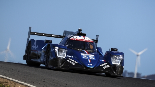 2 Alpine A470  en Piste au Sebring International Raceway (USA).